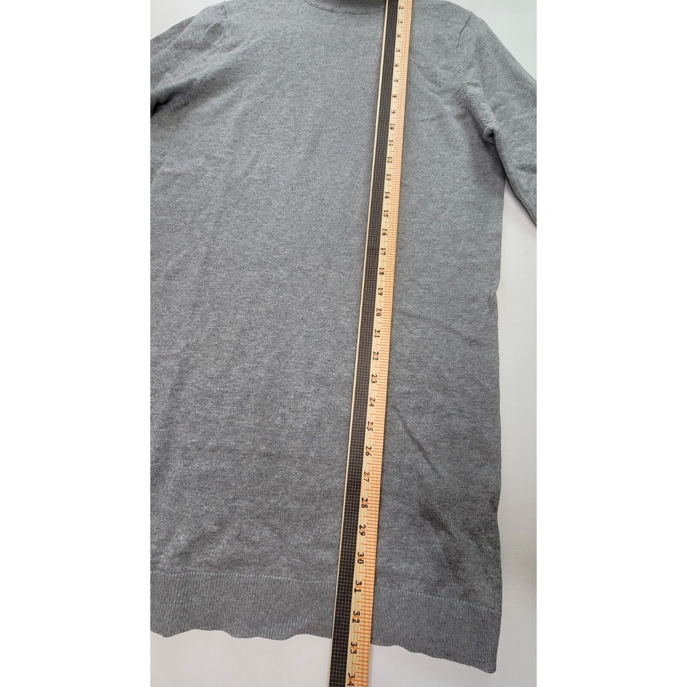 Wayf Morela Turtleneck Dress Womens Sz S Gray Long Sleeve Sweater Mini Cozy NEW - Picture 4 of 5
